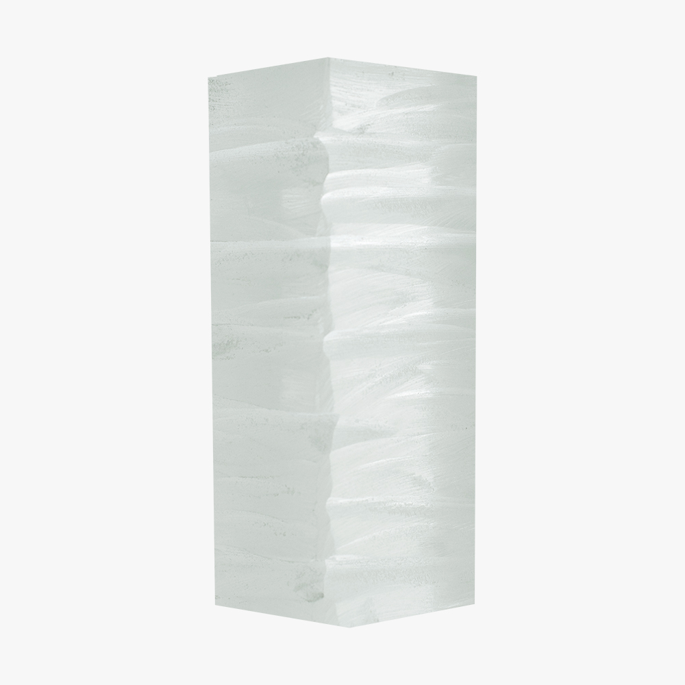 Frosted Hand-Carved Block 