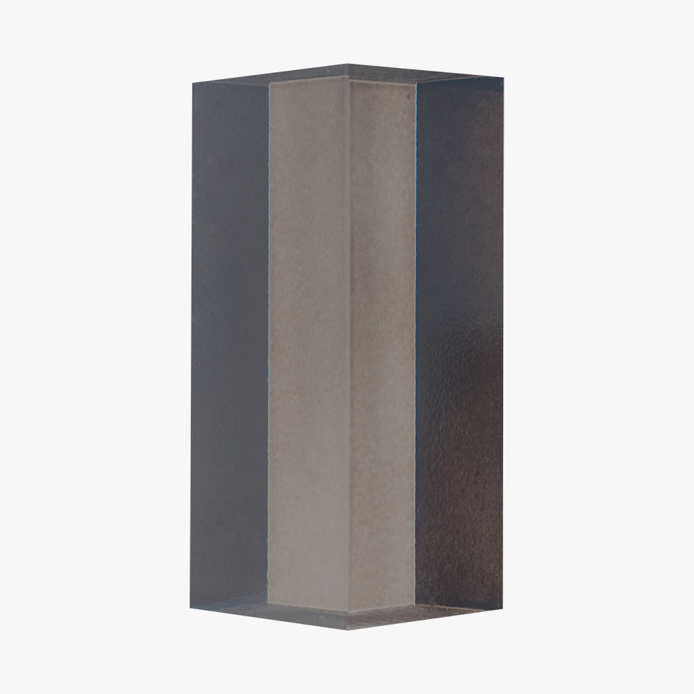 Smoke Lucite Block 