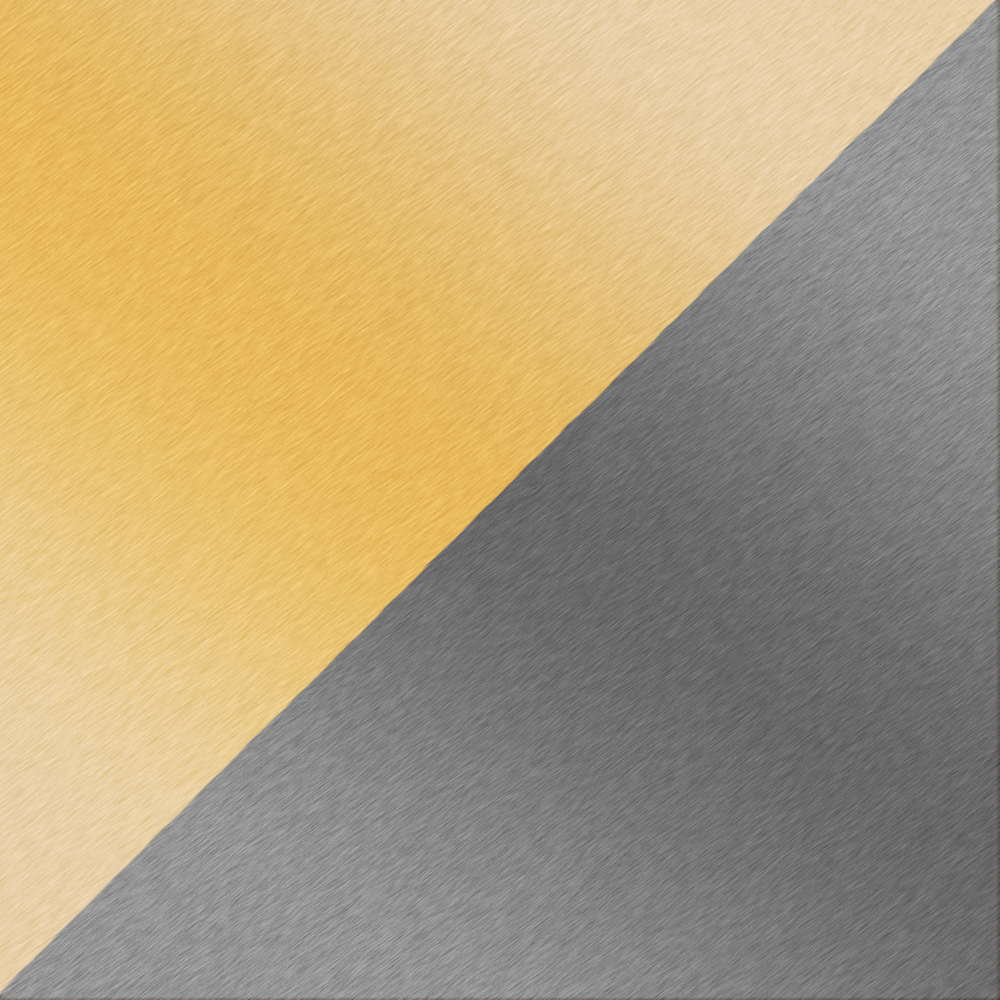Brushed Gold & Brushed Nickel