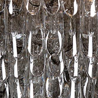 Clear & Smoke Scalloped