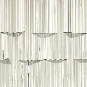 Clear Fluted Triangular