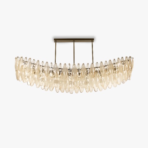 Spectre Curved Oval Chandelier