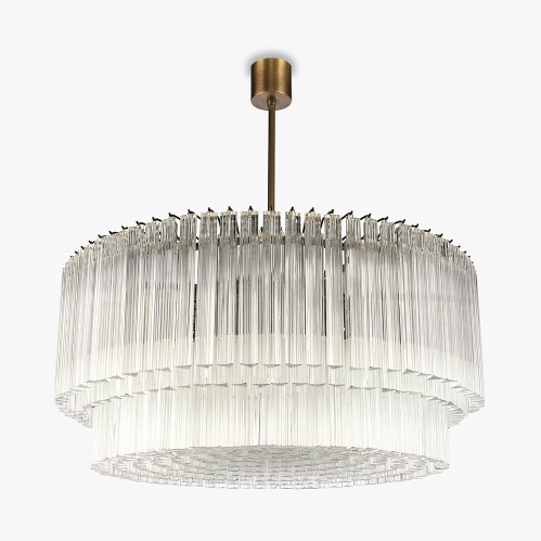 Concave Drum Chandelier