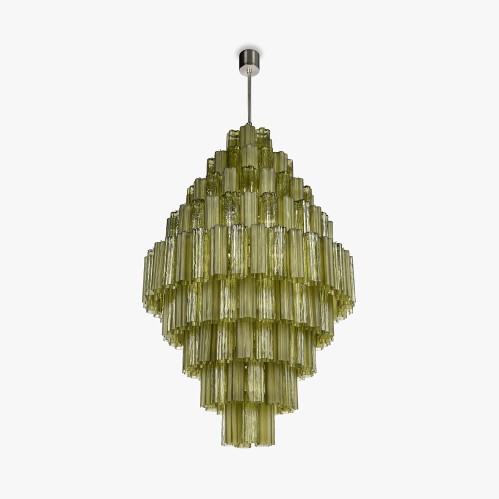 Pentagon Column Chandelier