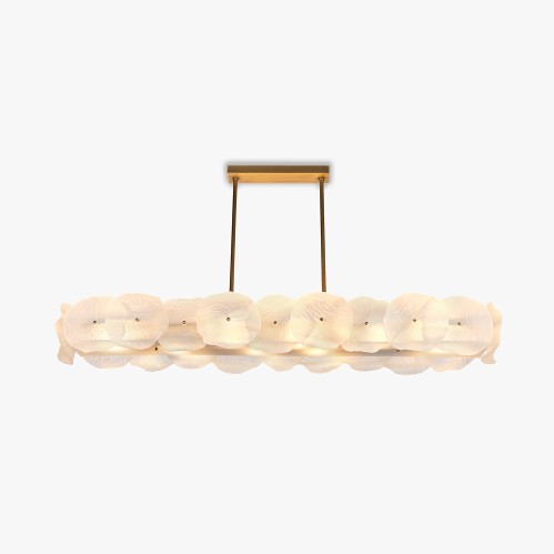 Ruffle Large Rectangular Chandelier